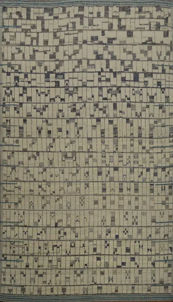 Earth Tone Wool Moroccan Oriental Large Rug 13x21