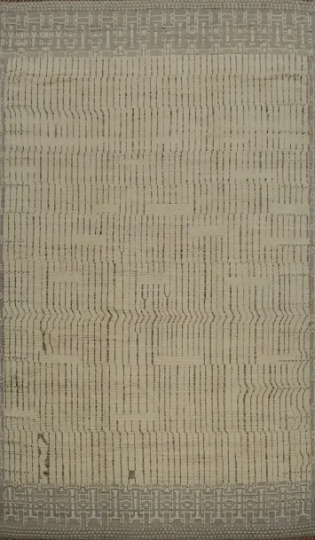 Chic Geometric Moroccan Large Rug 12x19 for Modern Home Interiors