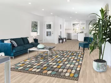 All-Over Geometric Moroccan Contemporary Area Rug 6x10