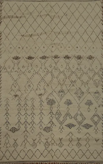 Elegant Moroccan Area Rug 8x12 for a Stylish Modern Living Room