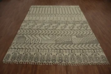 All-Over Geometric Moroccan Oriental Area Rug 9x13