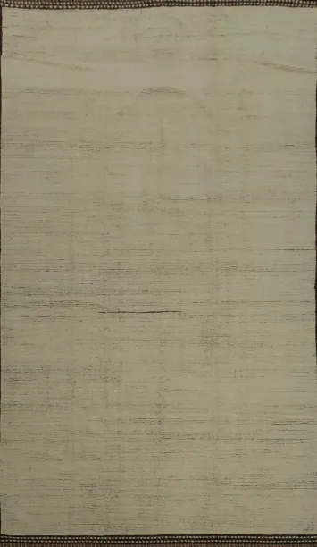 Elegant Minimalist Moroccan Large Rug 12x19 with Subtle Earthy Tones