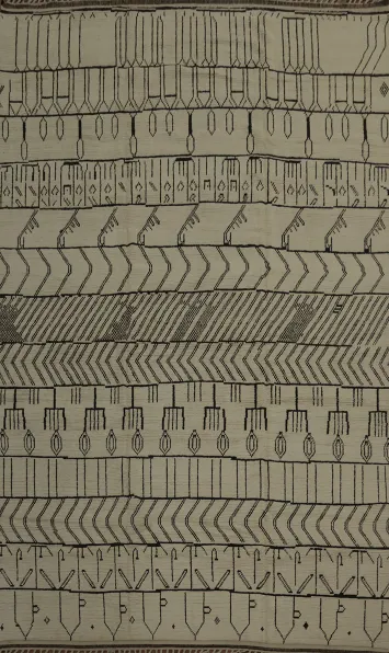 All-Over Ivory Wool Moroccan Oriental Large Rug 10x14