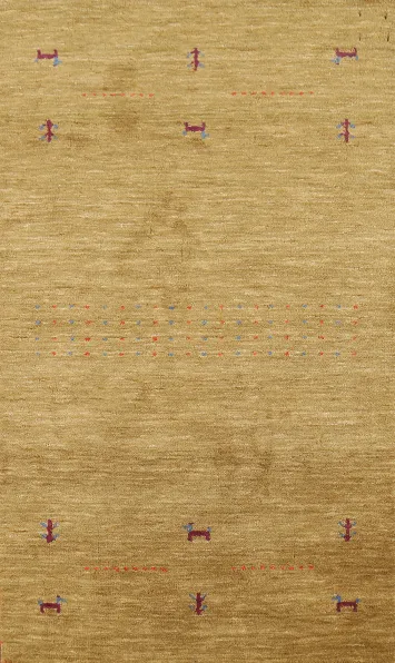 Animals Tribal Gabbeh Indian Accent Rug 3x5