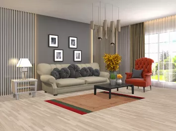 Handmade Wool Gabbeh Indian Accent Rug 4x6