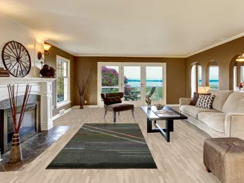 Handmade Green Gabbeh Persian Area Rug 5x10