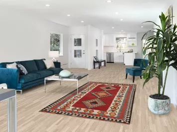 Flat Weave Vegetable Dye Kilim Qashqai Persian Rug 4x8