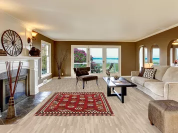 Vegetable Dye Red Kilim Qashqai Persian Area Rug 5x8