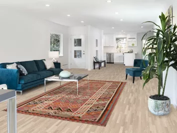 Geometric Wool Kilim Qashqai Persian Area Rug 5x10