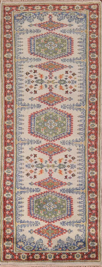 Geometric Viss Oriental Runner Rug 3x8