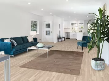 Striped Wool Brown Gabbeh Oriental Area Rug 5x8