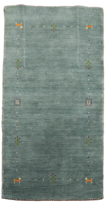 Handmade Tribal Gabbeh Indian Accent Rug 3x5