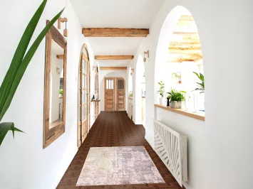 Multicolor Wool Handmade Abstract Accent Rug 3x5