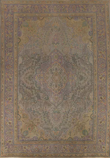 Handmade Floral Tabriz Persian Area Rug 10x13