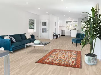 Handmade Wooo Ivory Oushak Oriental Rug 4x6