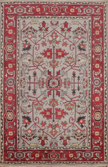Handmade Wool Heriz Serapi Oriental Rug 4x6