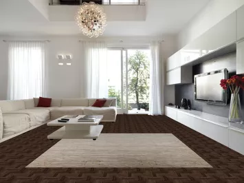 Handmade Striped Gabbeh Square Area Rug 10x10