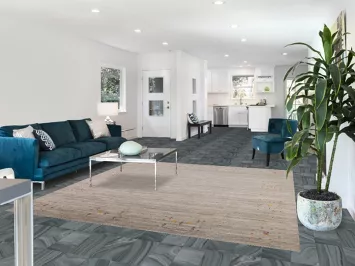 Striped Wool Tribal Gabbeh Sqaure Indian Rug 8x8