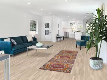 Geometric Wool Kazak Oriental Runner Rug 3x8