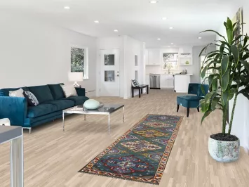 Green Geometric Kazak Oriental Runner Rug 3x10