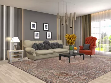 Handmade Floral Tabriz Persian Area Rug 9x11