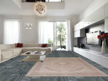 Traditional Wool Mashad Persian Area Rug 9x13