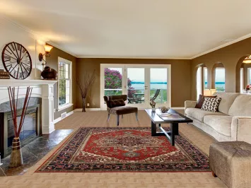 Geometric Wool Heriz Serapi Oriental Area Rug 8x10