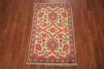 Handmade Wool Kazak Oriental Accent Rug 2x3