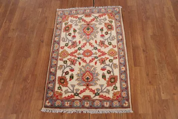 All-Over Floral Kazak Oriental Accent Rug 2x3