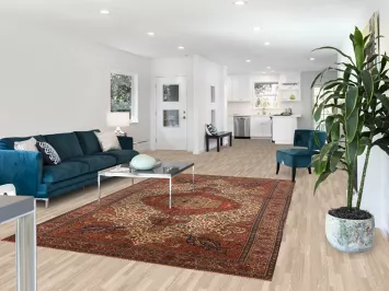 Handmade Floral Anatolian Turkish Area Rug 6x10