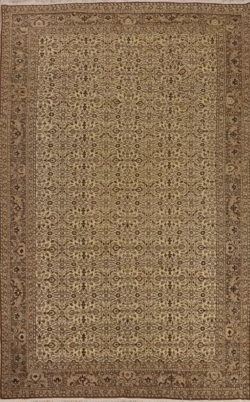 All-Over Wool Vintage Anatolian Turkish Area Rug 7x10