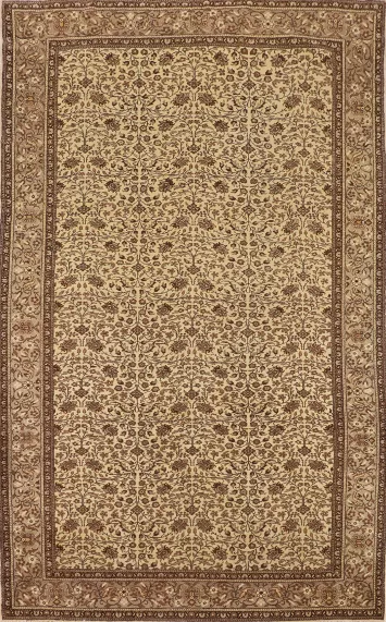 All-Over Floral Anatolian Turkish Area Rug 6x10