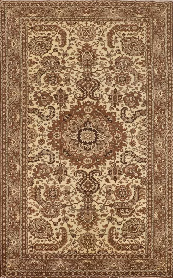 Handmade Wool Anatolian Turkish Area Rug 6x9