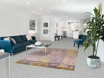 Handmade Wool Abstract Modern Area Rug 5x8