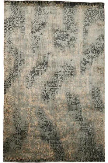 Contemporary Wool Abstract Modern Area Rug 7x10