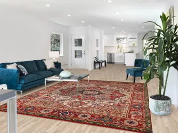 Geometric Ivory Heriz Serapi Oriental Area Rug 8x10