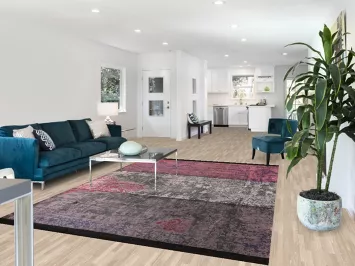 Contemporary Wool Abstract Area Rug 7x10