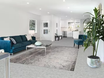 Contemporary Wool Abstract Area Rug 7x10