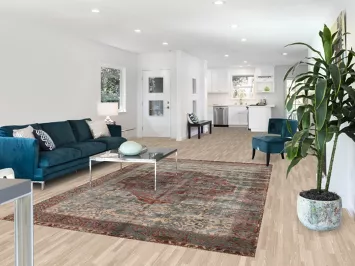 Contemporary Wool Abstract Area Rug 7x10