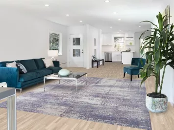 Contemporary Wool Abstract Area Rug 8x10