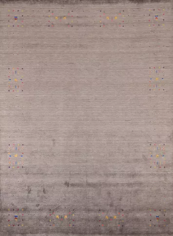 Sophisticated Gabbeh Area Rug 8x10 Enhanced by Colorful Details