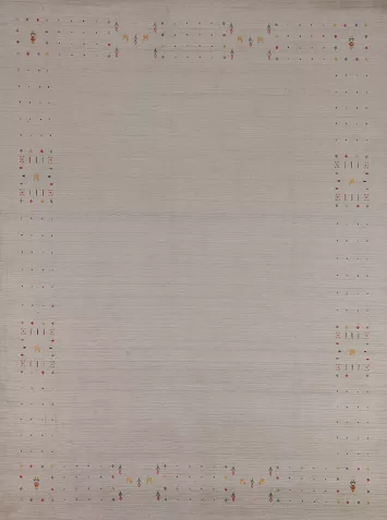Handmade Wool Gabbeh Indian Area Rug 8x10