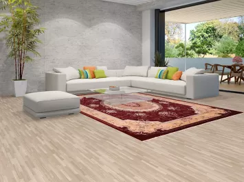 Victorian Style Kashan Turkish Area Rug 8x12