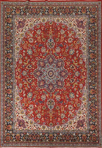 Traditional Kashan Turkish Area Rug 10x13