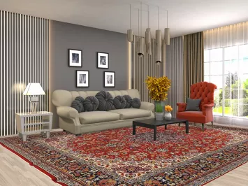 Traditional Kashan Turkish Area Rug 10x13