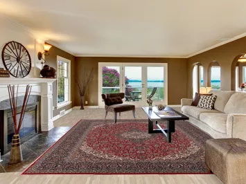 Traditional Kashan Turkish Area Rug 10x13