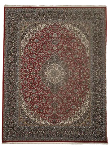 Traditional Kashan Turkish Area Rug 10x13