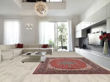 Floral Kashan Turkish Area Rug 10x13