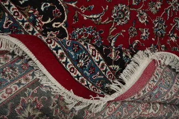 Traditional Floral Kashan Turkish Area Rug 10x13