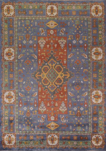 Tribal Geometric Shiraz Oriental Area Rug 9x12